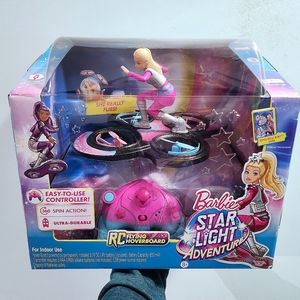 SHE REALLY FLIES! Barbie Star Light Adventure RC Flying  Board Mattel, RARE